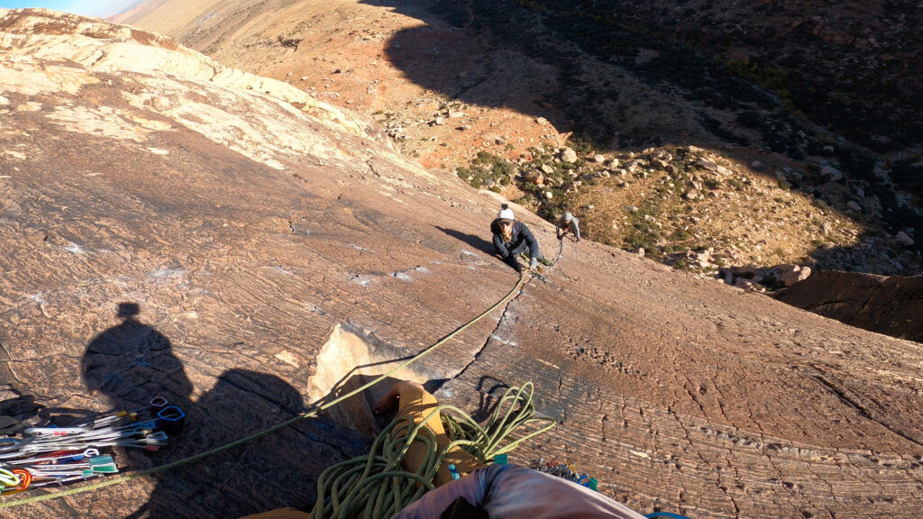 birdland red rocks trad climbing